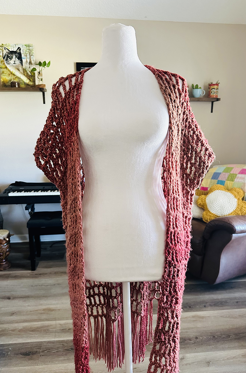 Long-Flowing Boho Vest